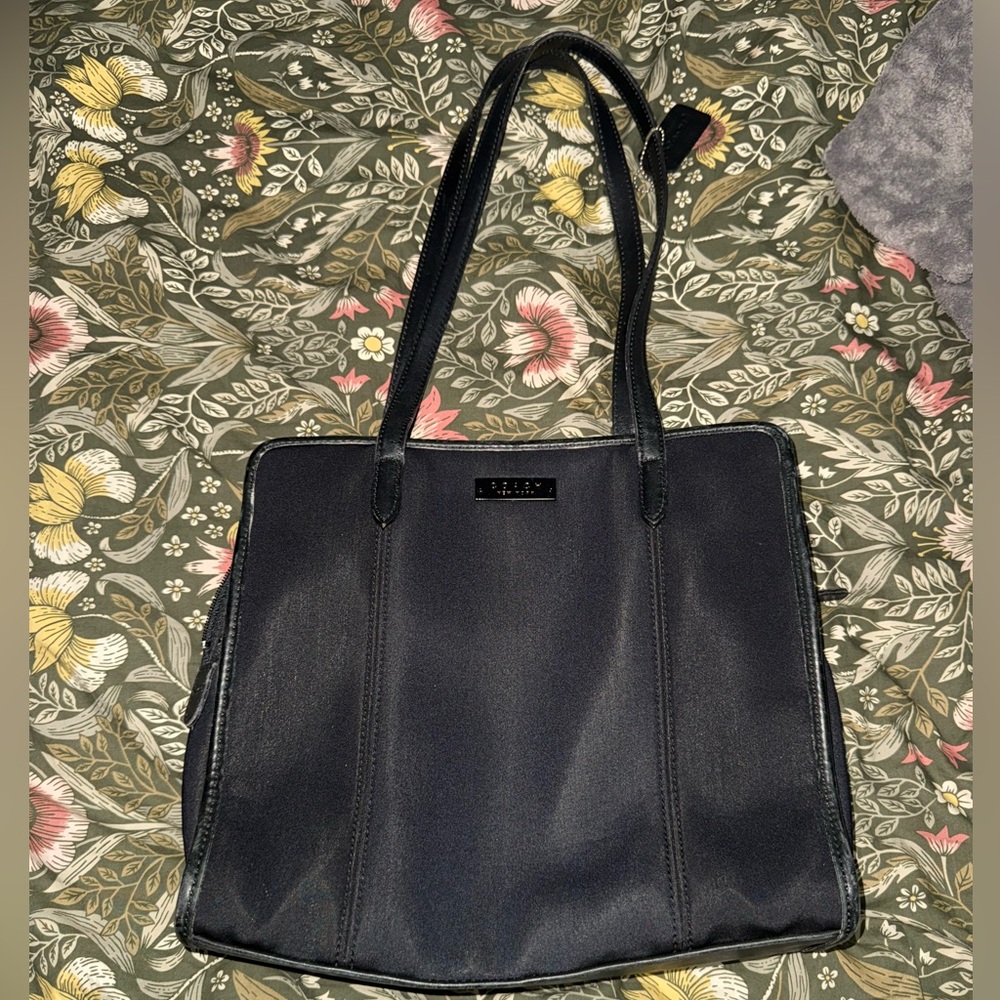 Coach neoprene and leather tote bag. Has some wear on edges
